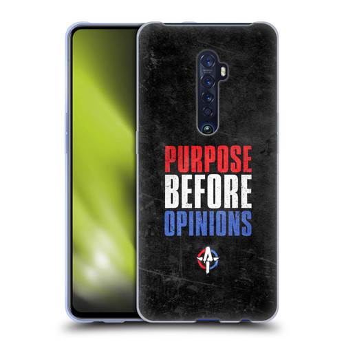WWE Austin Theory Purpose Before Opinions Soft Gel Case for OPPO Reno 2