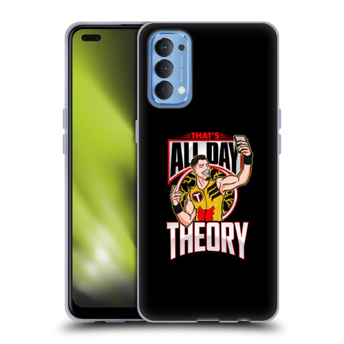 WWE Austin Theory All Day Theory Soft Gel Case for OPPO Reno 4 5G