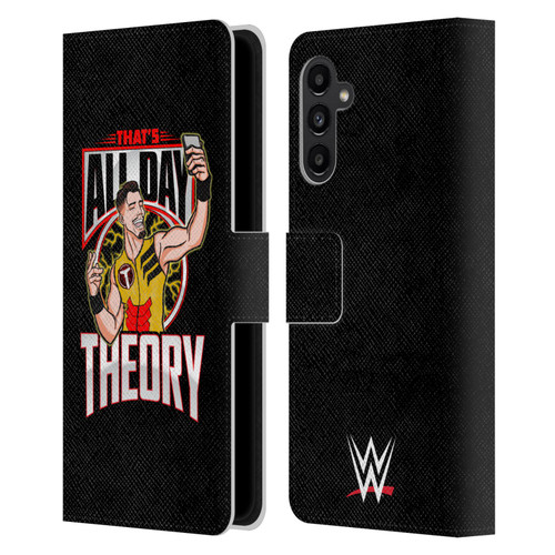 WWE Austin Theory All Day Theory Leather Book Wallet Case Cover For Samsung Galaxy A13 5G (2021)