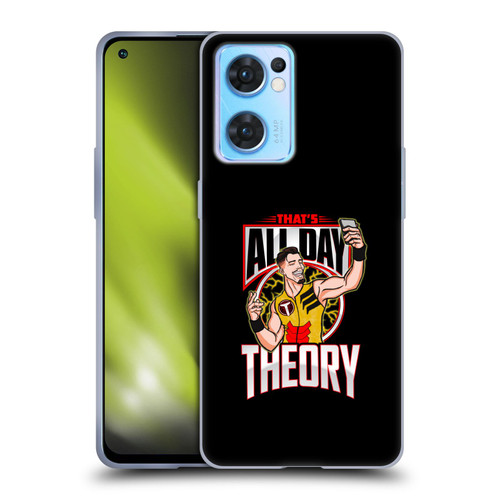 WWE Austin Theory All Day Theory Soft Gel Case for OPPO Reno7 5G / Find X5 Lite