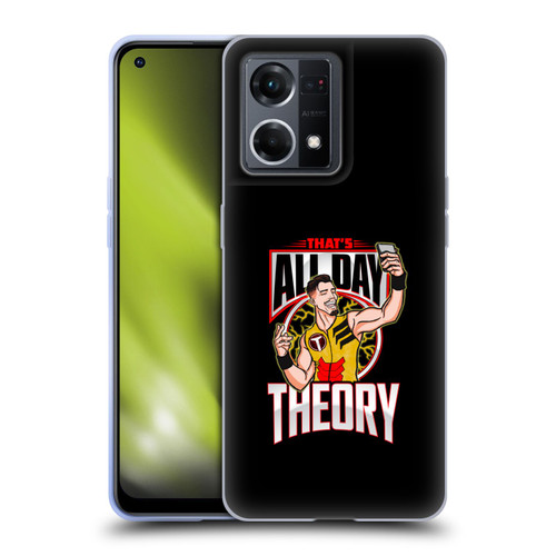 WWE Austin Theory All Day Theory Soft Gel Case for OPPO Reno8 4G