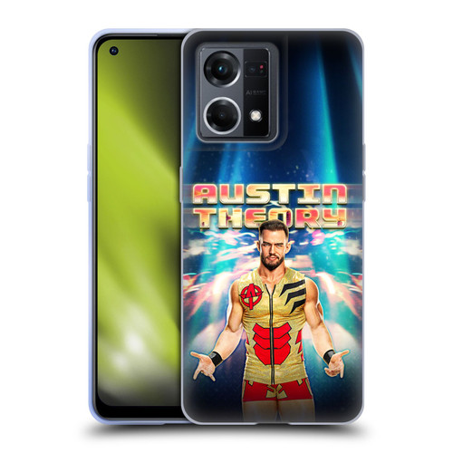 WWE Austin Theory Portrait Soft Gel Case for OPPO Reno8 4G