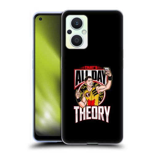 WWE Austin Theory All Day Theory Soft Gel Case for OPPO Reno8 Lite
