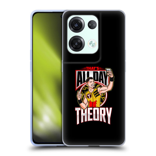 WWE Austin Theory All Day Theory Soft Gel Case for OPPO Reno8 Pro