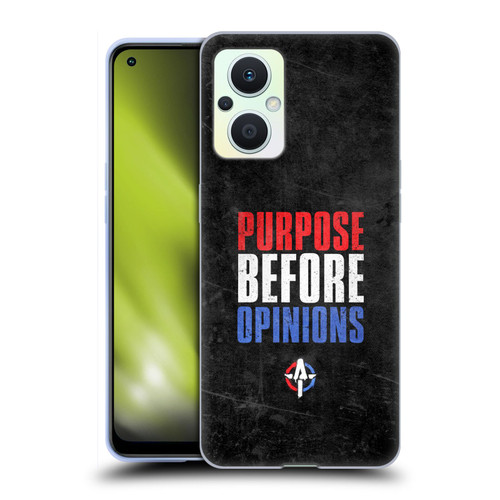 WWE Austin Theory Purpose Before Opinions Soft Gel Case for OPPO Reno8 Lite