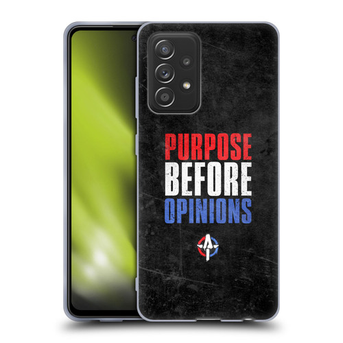 WWE Austin Theory Purpose Before Opinions Soft Gel Case for Samsung Galaxy A52 / A52s / 5G (2021)