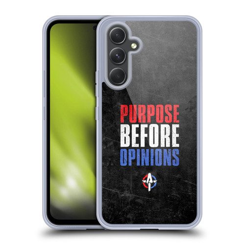 WWE Austin Theory Purpose Before Opinions Soft Gel Case for Samsung Galaxy A54 5G