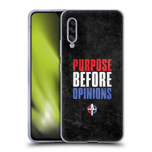 WWE Austin Theory Purpose Before Opinions Soft Gel Case for Samsung Galaxy A90 5G (2019)