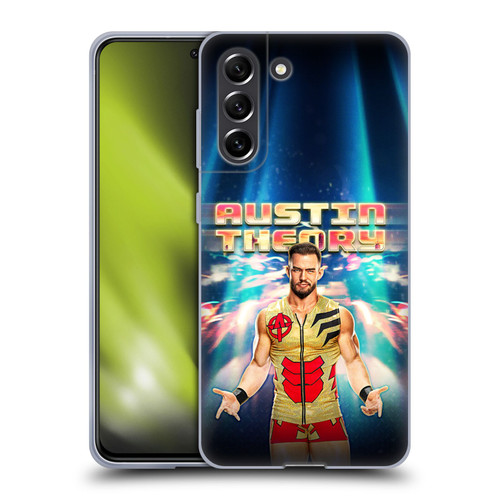 WWE Austin Theory Portrait Soft Gel Case for Samsung Galaxy S21 FE 5G