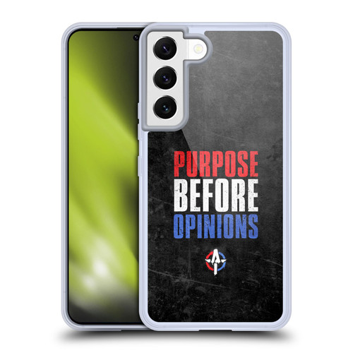 WWE Austin Theory Purpose Before Opinions Soft Gel Case for Samsung Galaxy S22 5G