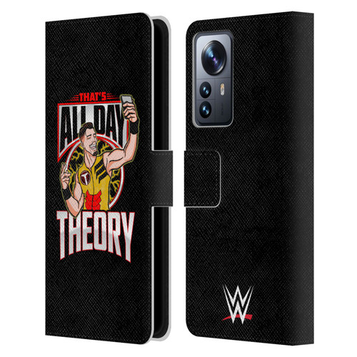 WWE Austin Theory All Day Theory Leather Book Wallet Case Cover For Xiaomi 12 Pro