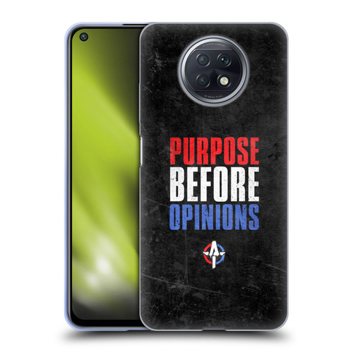 WWE Austin Theory Purpose Before Opinions Soft Gel Case for Xiaomi Redmi Note 9T 5G