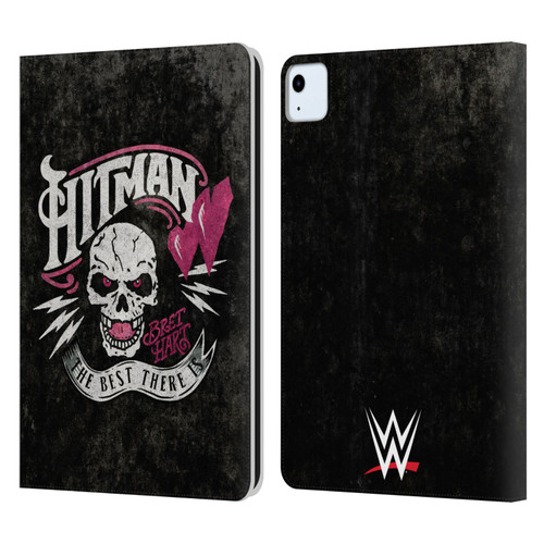 WWE Bret Hart Hitman Logo Leather Book Wallet Case Cover For Apple iPad Air 2020 / 2022