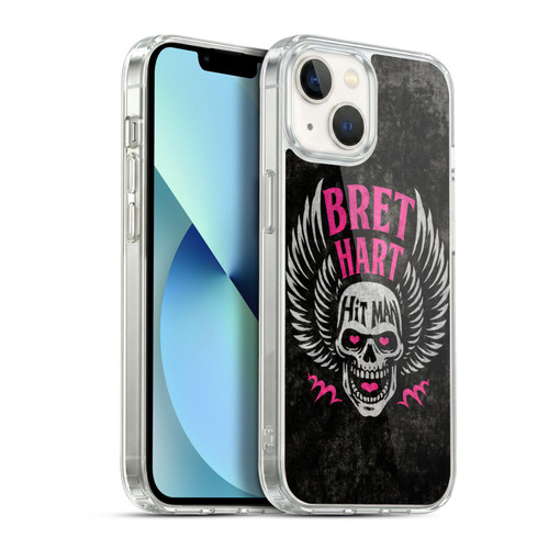 WWE Bret Hart Hitman Skull Soft Gel Case for Apple iPhone 13