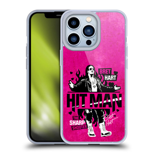 WWE Bret Hart Hitman Soft Gel Case for Apple iPhone 13 Pro