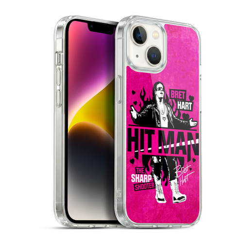 WWE Bret Hart Hitman Soft Gel Case for Apple iPhone 14