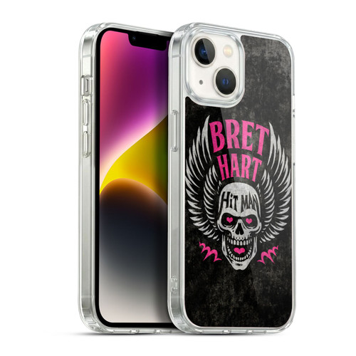 WWE Bret Hart Hitman Skull Soft Gel Case for Apple iPhone 14