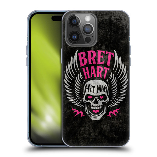WWE Bret Hart Hitman Skull Soft Gel Case for Apple iPhone 14 Pro Max