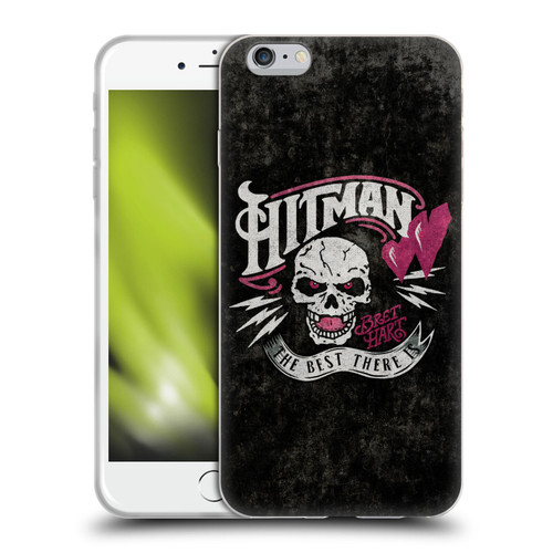 WWE Bret Hart Hitman Logo Soft Gel Case for Apple iPhone 6 Plus / iPhone 6s Plus