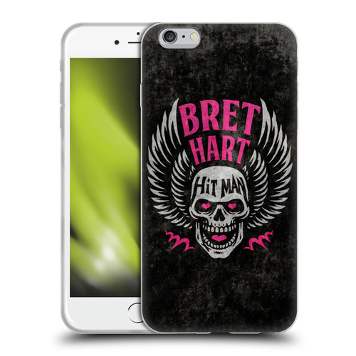 WWE Bret Hart Hitman Skull Soft Gel Case for Apple iPhone 6 Plus / iPhone 6s Plus