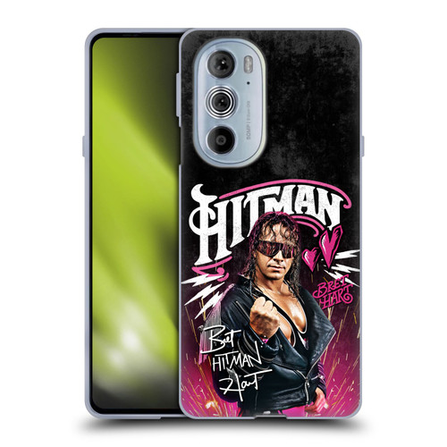 WWE Bret Hart Hitman Graphics Soft Gel Case for Motorola Edge X30