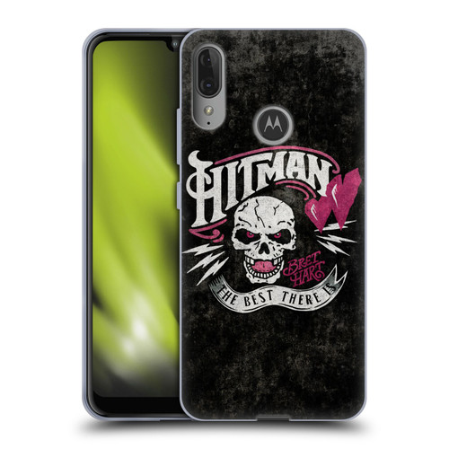 WWE Bret Hart Hitman Logo Soft Gel Case for Motorola Moto E6 Plus