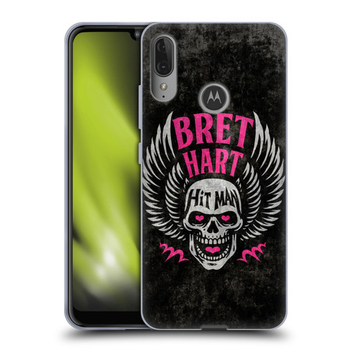 WWE Bret Hart Hitman Skull Soft Gel Case for Motorola Moto E6 Plus