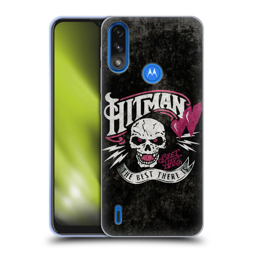 WWE Bret Hart Hitman Logo Soft Gel Case for Motorola Moto E7 Power / Moto E7i Power