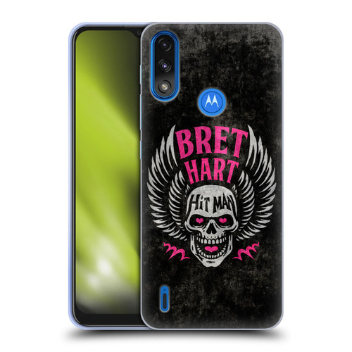 WWE Bret Hart Hitman Skull Soft Gel Case for Motorola Moto E7 Power / Moto E7i Power