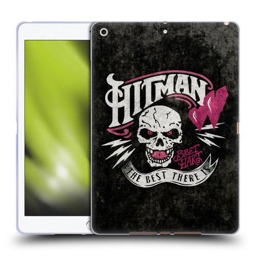 WWE Bret Hart Hitman Logo Soft Gel Case for Apple iPad 10.2 2019/2020/2021