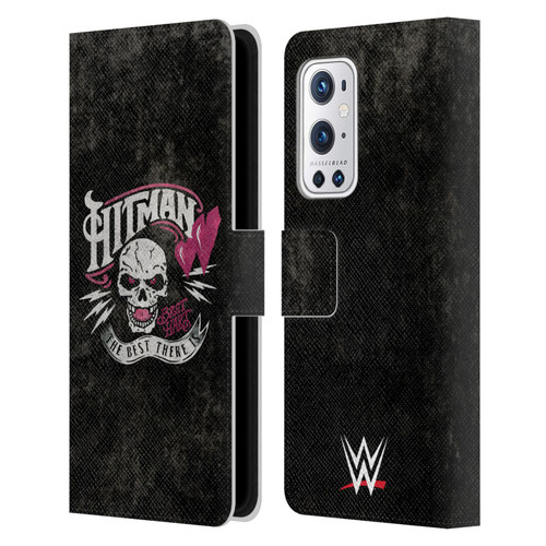 WWE Bret Hart Hitman Logo Leather Book Wallet Case Cover For OnePlus 9 Pro