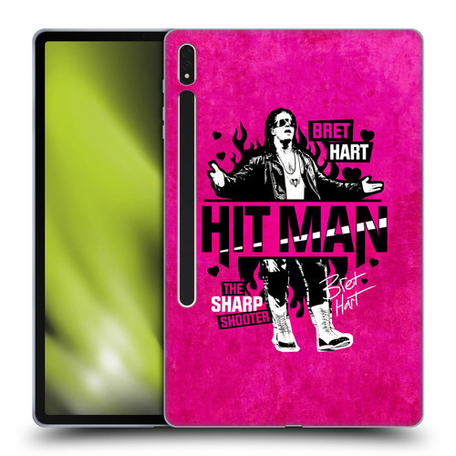 WWE Bret Hart Hitman Soft Gel Case for Samsung Galaxy Tab S8 Plus
