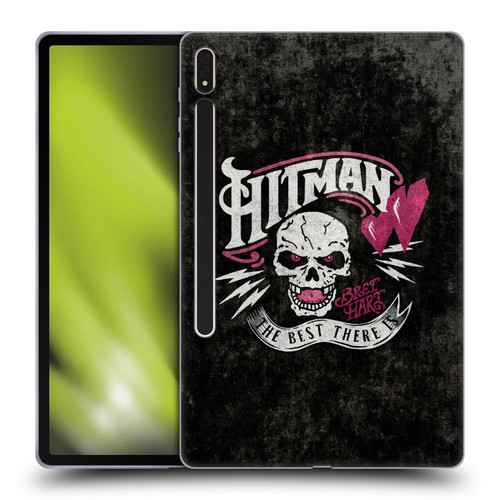 WWE Bret Hart Hitman Logo Soft Gel Case for Samsung Galaxy Tab S8 Plus