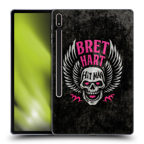 WWE Bret Hart Hitman Skull Soft Gel Case for Samsung Galaxy Tab S8 Plus