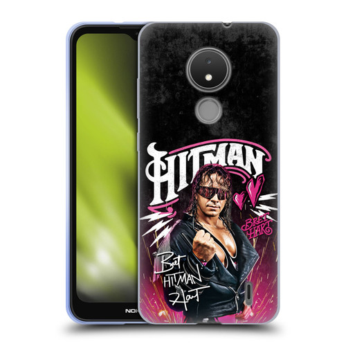 WWE Bret Hart Hitman Graphics Soft Gel Case for Nokia C21