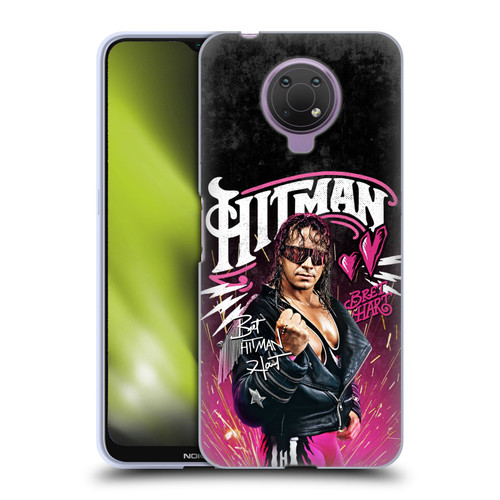 WWE Bret Hart Hitman Graphics Soft Gel Case for Nokia G10