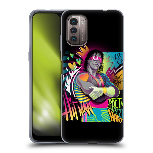 WWE Bret Hart Neon Art Soft Gel Case for Nokia G11 / G21