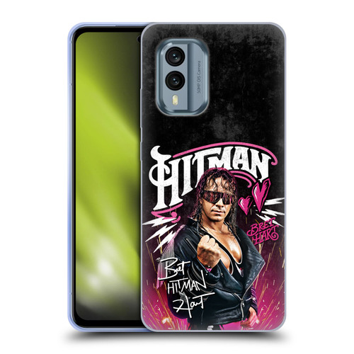 WWE Bret Hart Hitman Graphics Soft Gel Case for Nokia X30