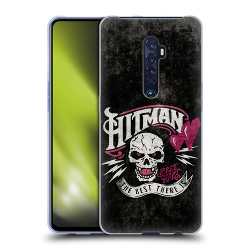 WWE Bret Hart Hitman Logo Soft Gel Case for OPPO Reno 2
