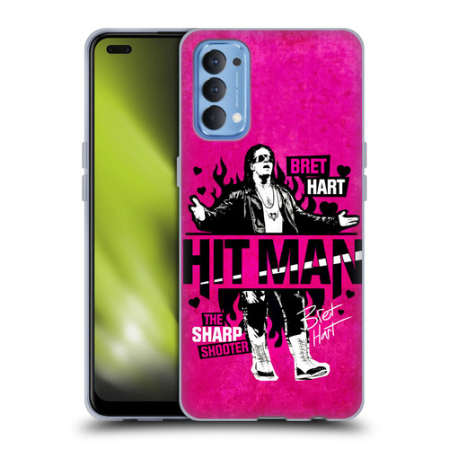 WWE Bret Hart Hitman Soft Gel Case for OPPO Reno 4 5G