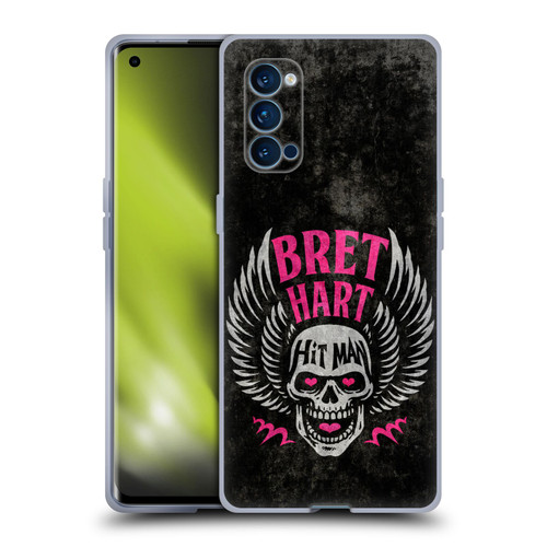 WWE Bret Hart Hitman Skull Soft Gel Case for OPPO Reno 4 Pro 5G