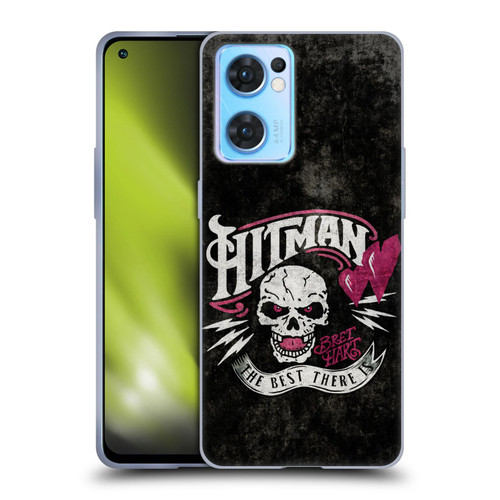 WWE Bret Hart Hitman Logo Soft Gel Case for OPPO Reno7 5G / Find X5 Lite