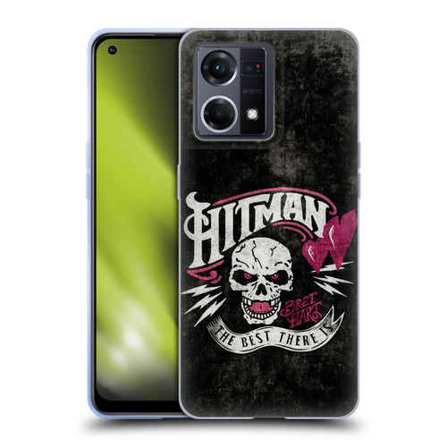 WWE Bret Hart Hitman Logo Soft Gel Case for OPPO Reno8 4G