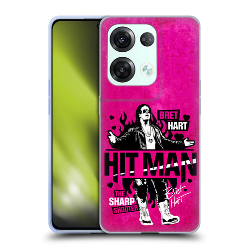 WWE Bret Hart Hitman Soft Gel Case for OPPO Reno8 Pro