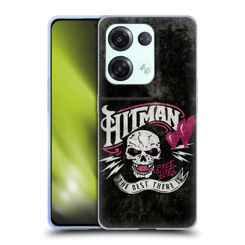 WWE Bret Hart Hitman Logo Soft Gel Case for OPPO Reno8 Pro