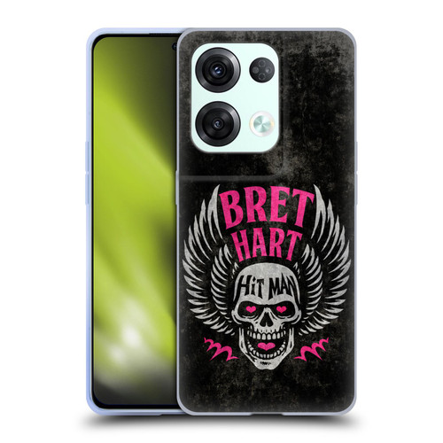 WWE Bret Hart Hitman Skull Soft Gel Case for OPPO Reno8 Pro