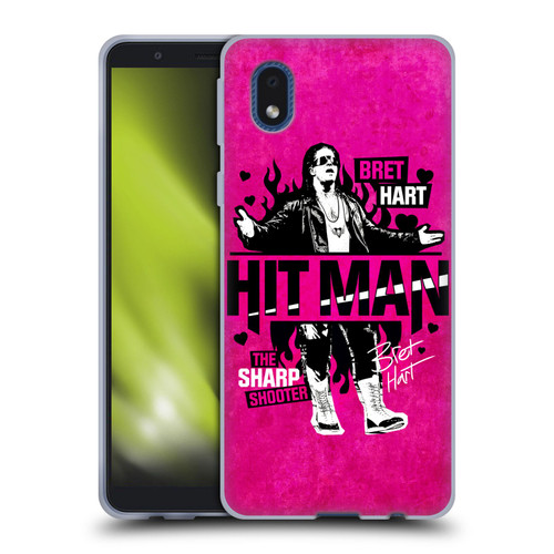 WWE Bret Hart Hitman Soft Gel Case for Samsung Galaxy A01 Core (2020)