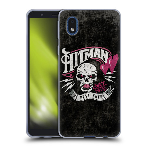 WWE Bret Hart Hitman Logo Soft Gel Case for Samsung Galaxy A01 Core (2020)