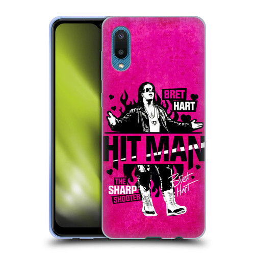 WWE Bret Hart Hitman Soft Gel Case for Samsung Galaxy A02/M02 (2021)