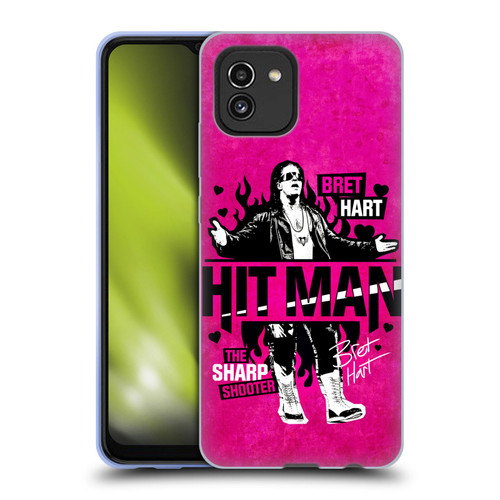 WWE Bret Hart Hitman Soft Gel Case for Samsung Galaxy A03 (2021)